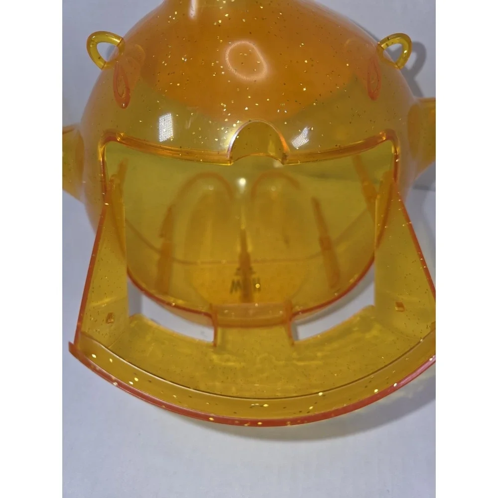 Disney WISH Star Plastic Yellow Popcorn Bucket W/ Branded Detachable Carry Strap